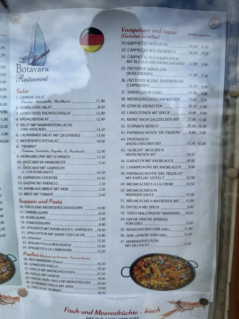 Menu_Restaurante Botavara_Cala d'Or_image_1