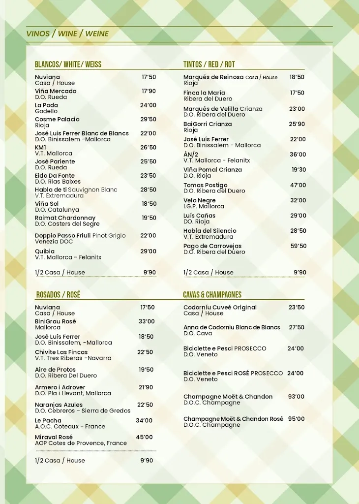 Menu_Don Leone Restaurant Cala d'Or_Cala d'Or_image_1