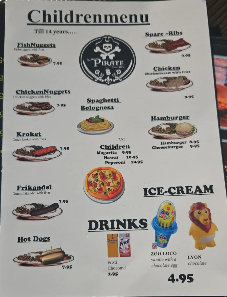 Menu_The Pirate_Cala d'Or_image_2