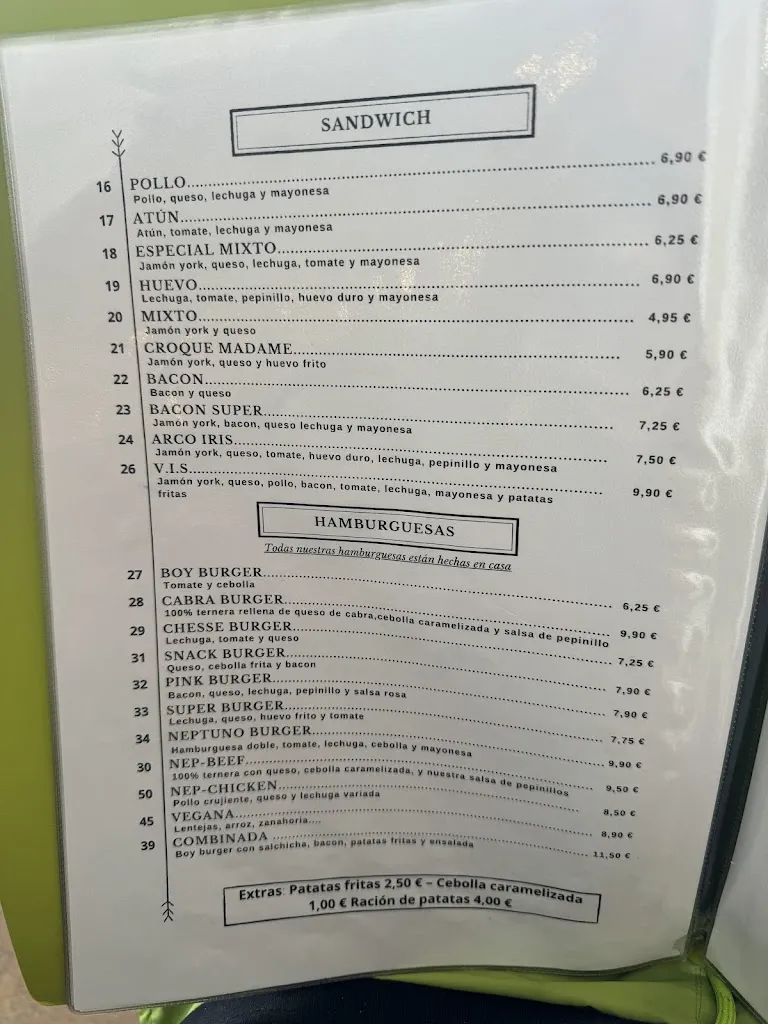 Menu_Cafetería Neptuno_Cala d'Or_image_4