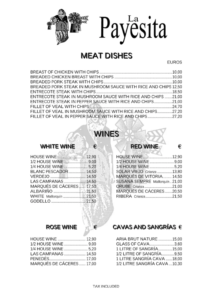Menu_Restaurante La Payesita_Can Pastilla_immagine_2