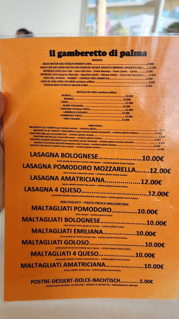 Menu_il gamberetto di palma_Can Pastilla_image_4