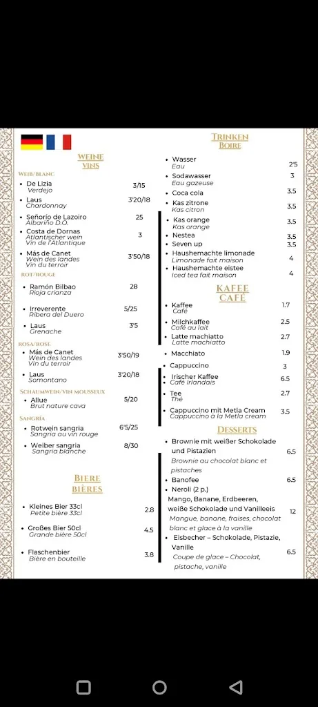 Menu_Neroli Restaurant Cocktail_Can Pastilla_image_3