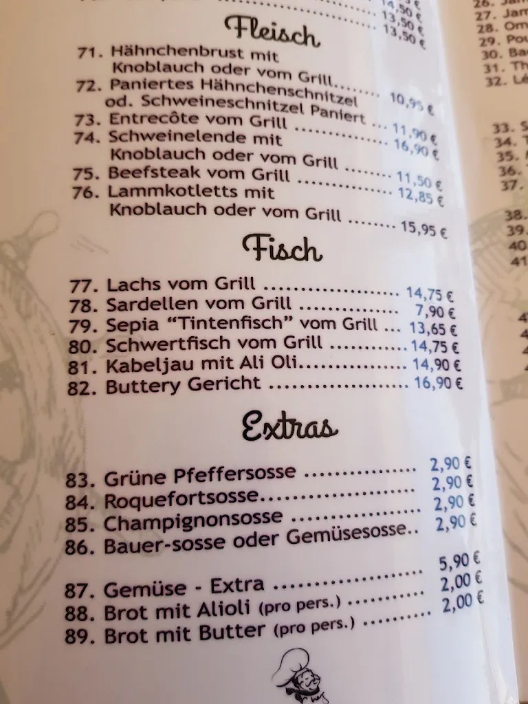 Menü_Restaurante Buttery_Can Pastilla_Bild_4