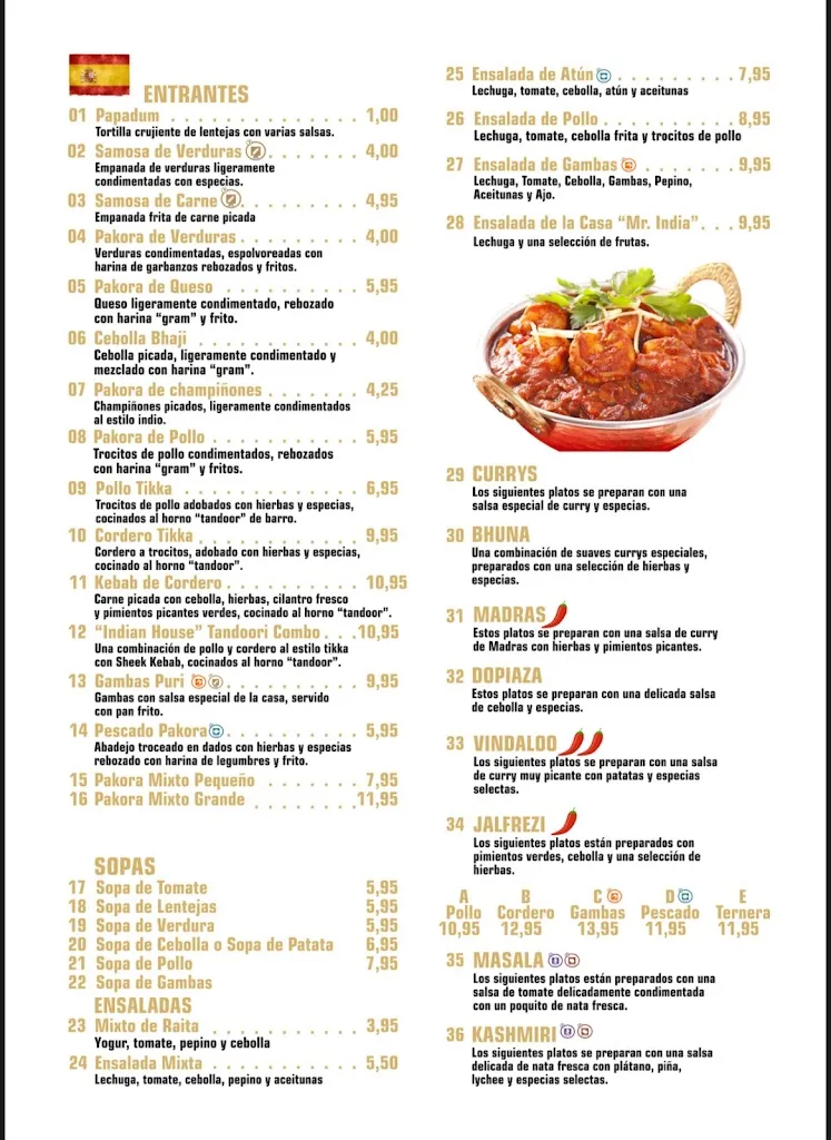 Menu_Indian House Restaurant_Can Pastilla_immagine_2