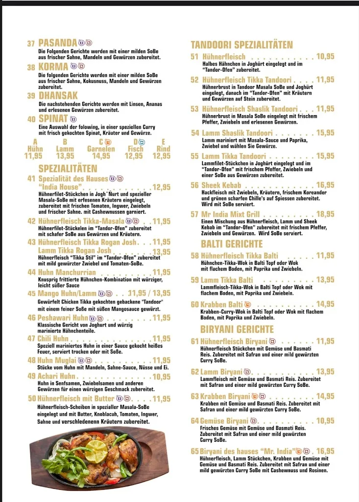 Menu_Indian House Restaurant_Can Pastilla_immagine_3