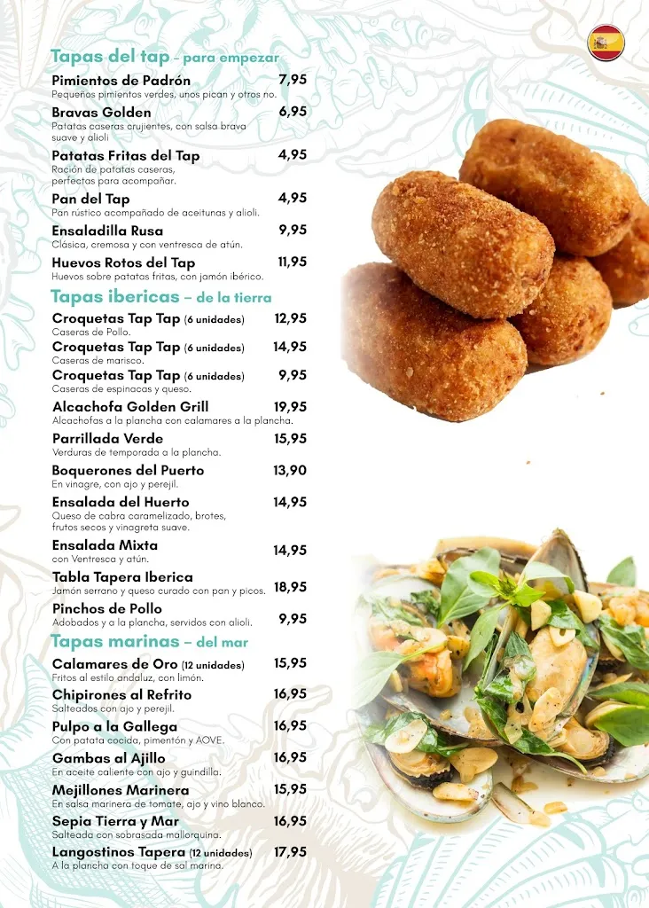 Menu_Golden Tap_Can Pastilla_image_1