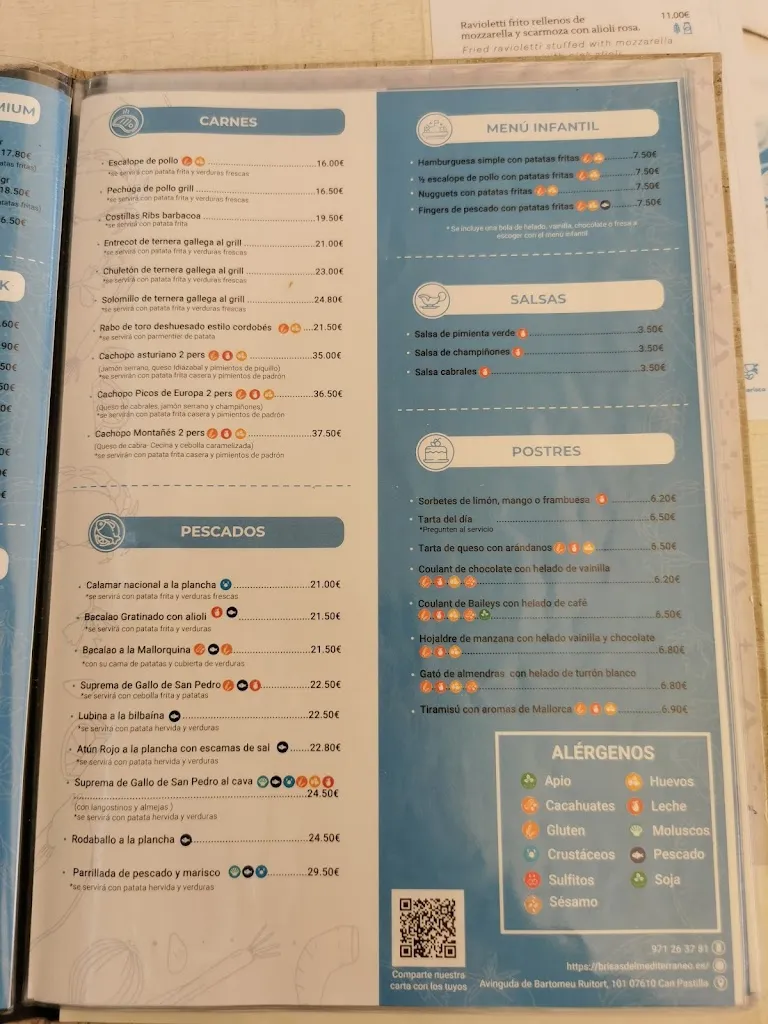 Menu_Restaurante Brisas del Mediterráneo_Can Pastilla_image_2