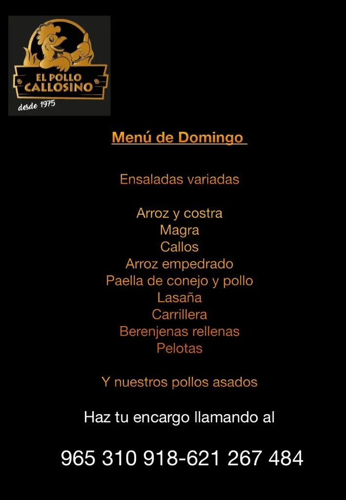 Menu_El Pollo Callosino de Callosa_Callosa de Segura_image_4