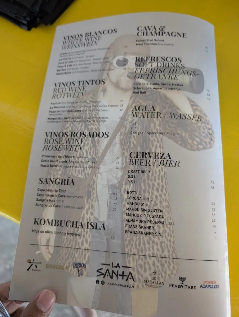 Menu_La Santa_Can Picafort_image_2