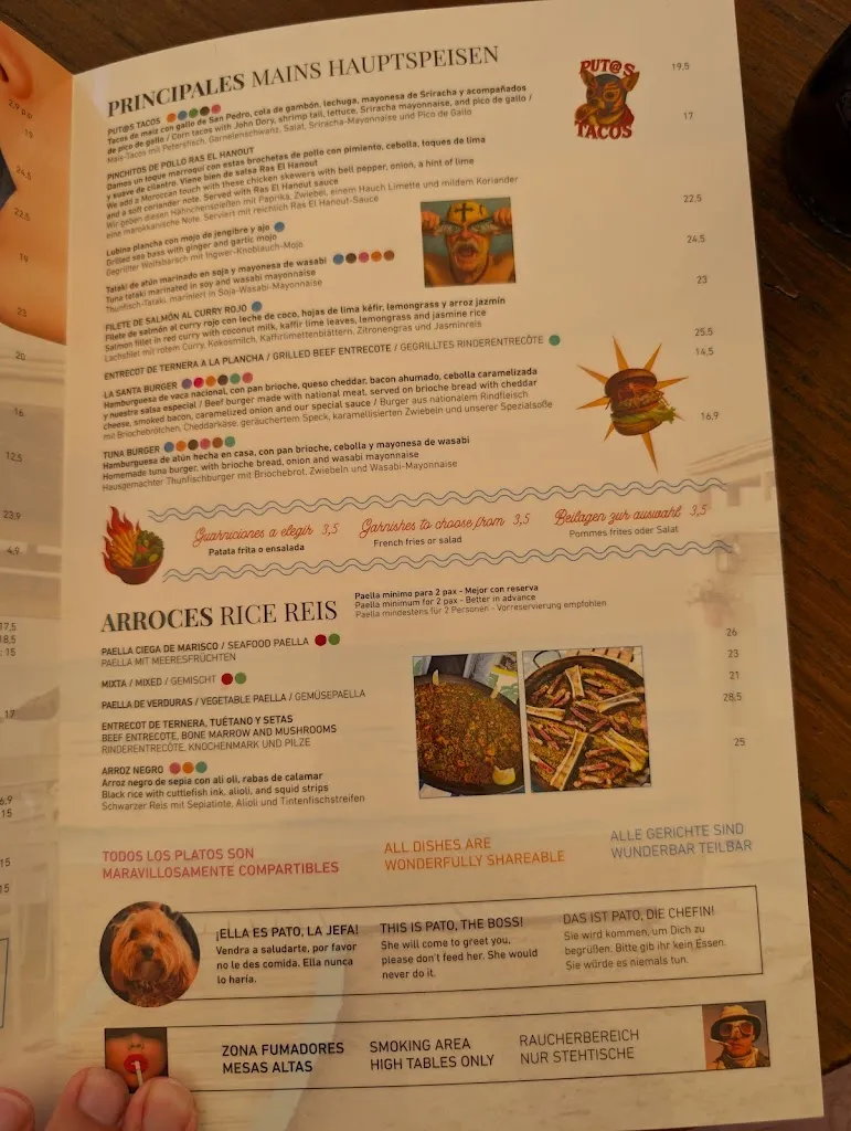 Menu_La Santa_Can Picafort_image_3