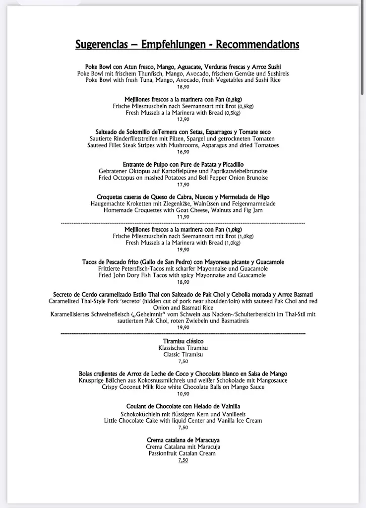 Menu_La Pinta Bar-Restaurant_Can Picafort_image_3