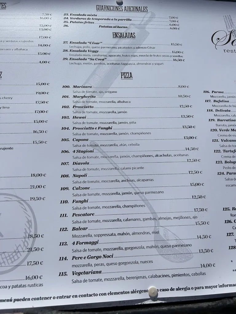 Menu_Sa Cova_Can Picafort_immagine_4