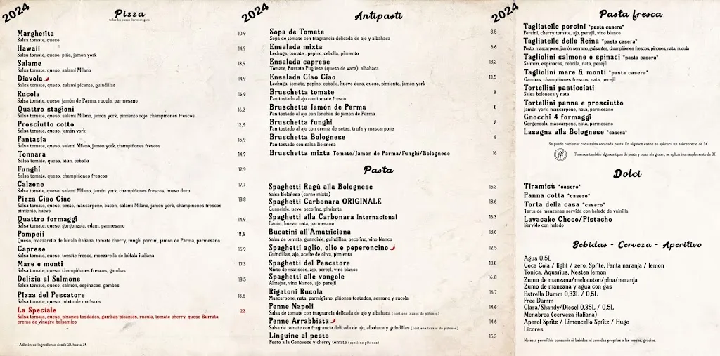 Menu_Ciao Ciao_Can Picafort_image_4