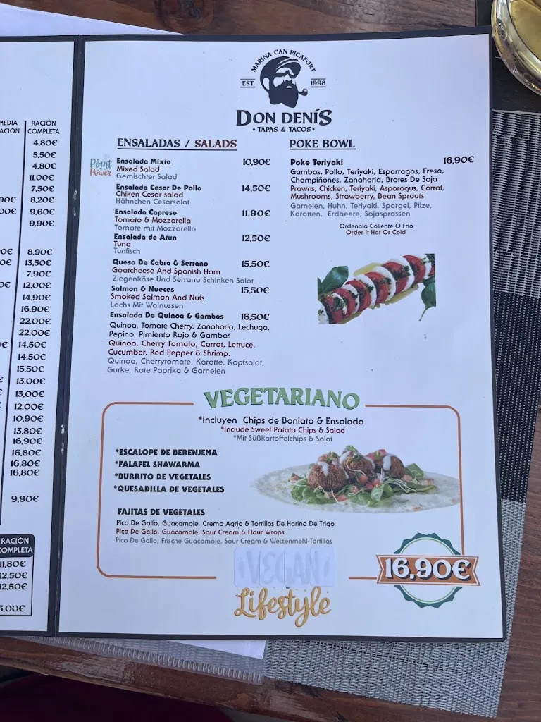 Menü_Don Denis_Can Picafort_Bild_3