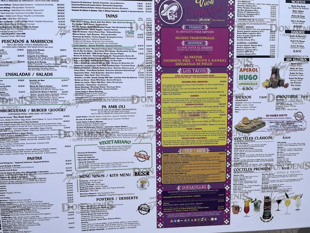 Menü_Don Denis_Can Picafort_Bild_4