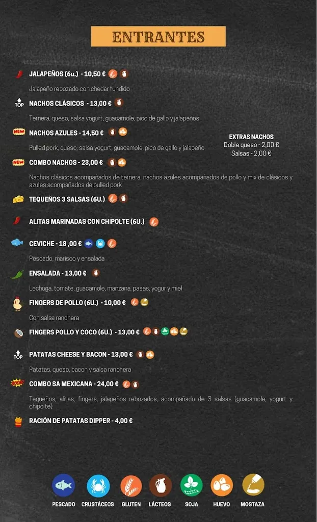 Menu_Sa mexicana _Can Picafort_image_1