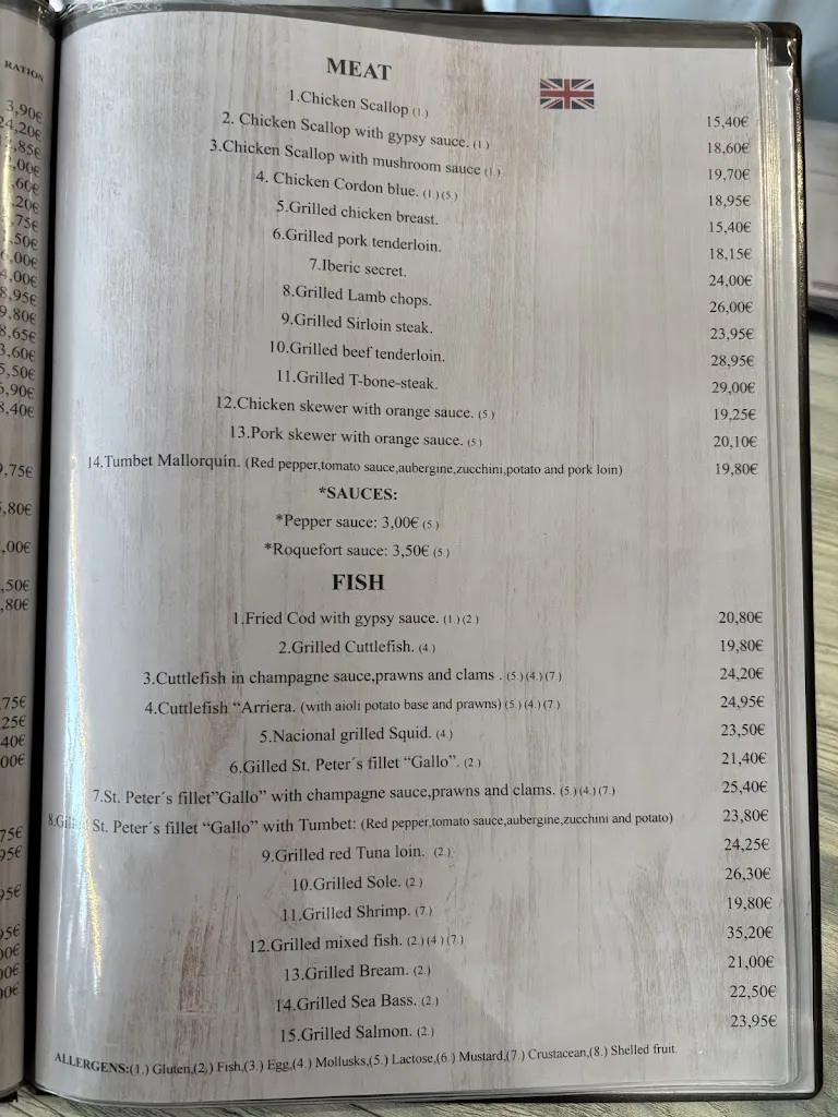 Menu_Restaurante Acuario_Can Picafort_image_1