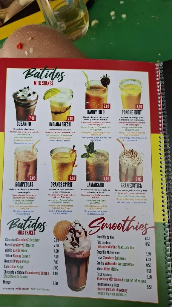 Menu_Bar Jamaica_Can Picafort_image_4