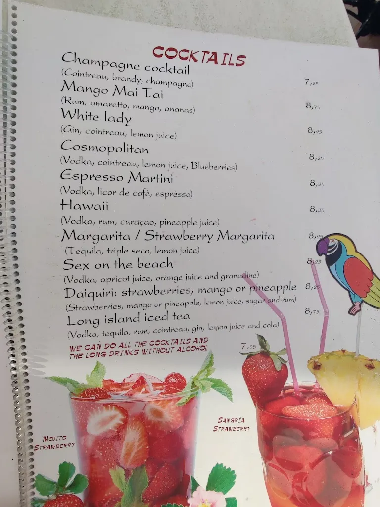 Menu_Restaurante Bar Playa_Can Picafort_immagine_4