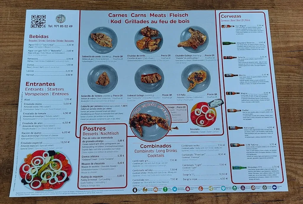 Menu_El Molino_Can Picafort_image_2