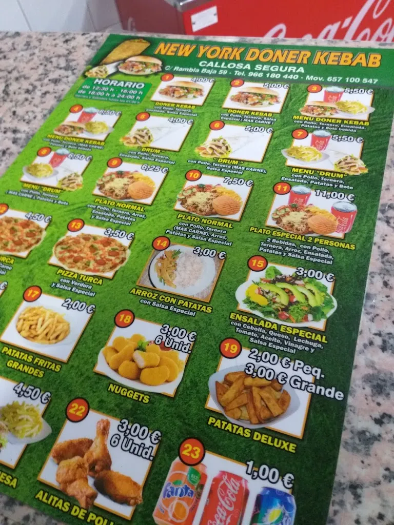 Menu_New York Doner Kebab II_Callosa de Segura_immagine_2