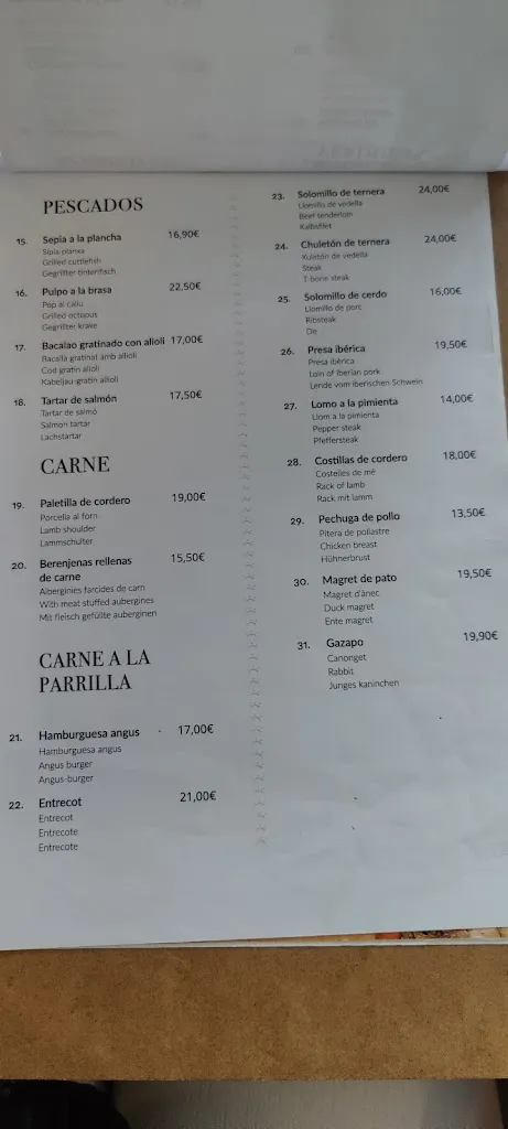 Menu_Turó Restaurant_Can Picafort_image_4