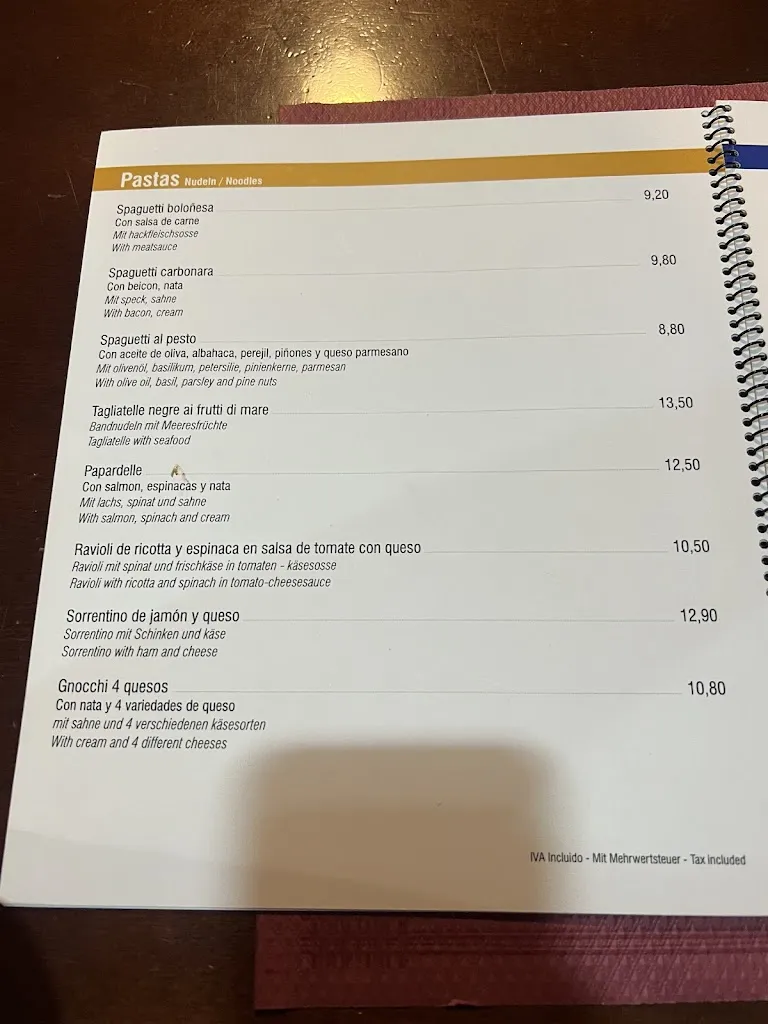 Menu_L'Incanto_Can Picafort_image_3