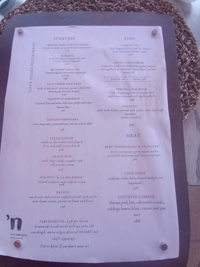 Menu_Cova Negra Restaurant_Capdepera_image_2