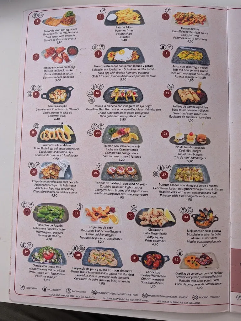 Menu_Euforia Tapas_Capdepera_image_1