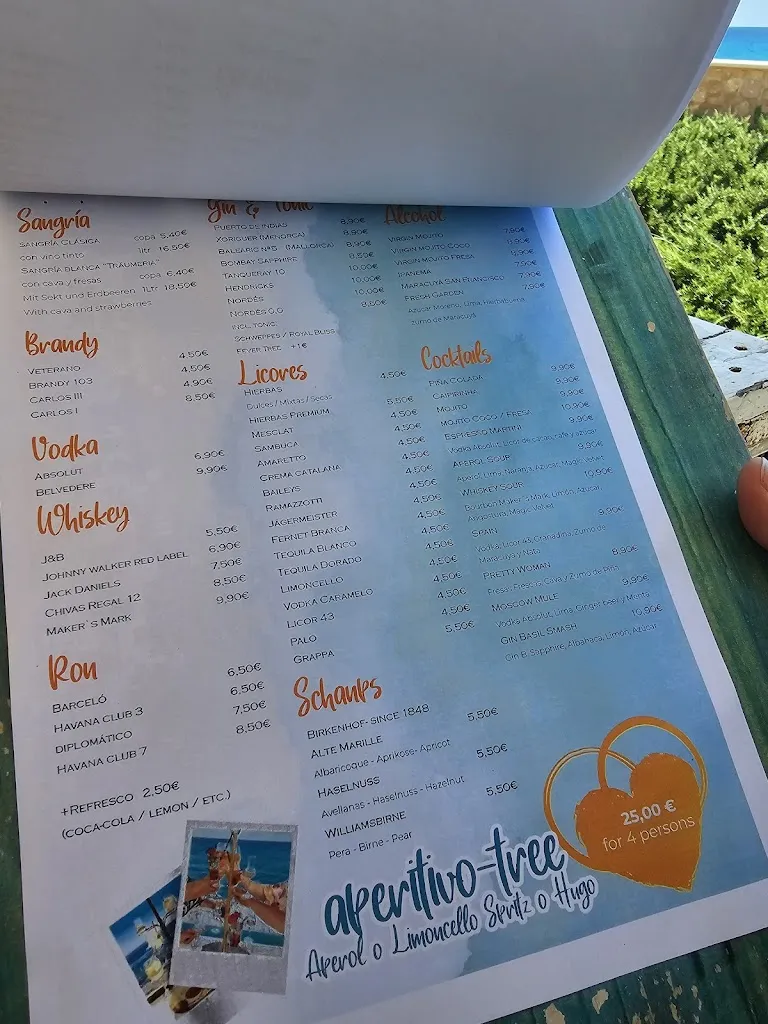 Menu_Restaurant Cala Ratjada – Träumeria Son Moll_Capdepera_image_1