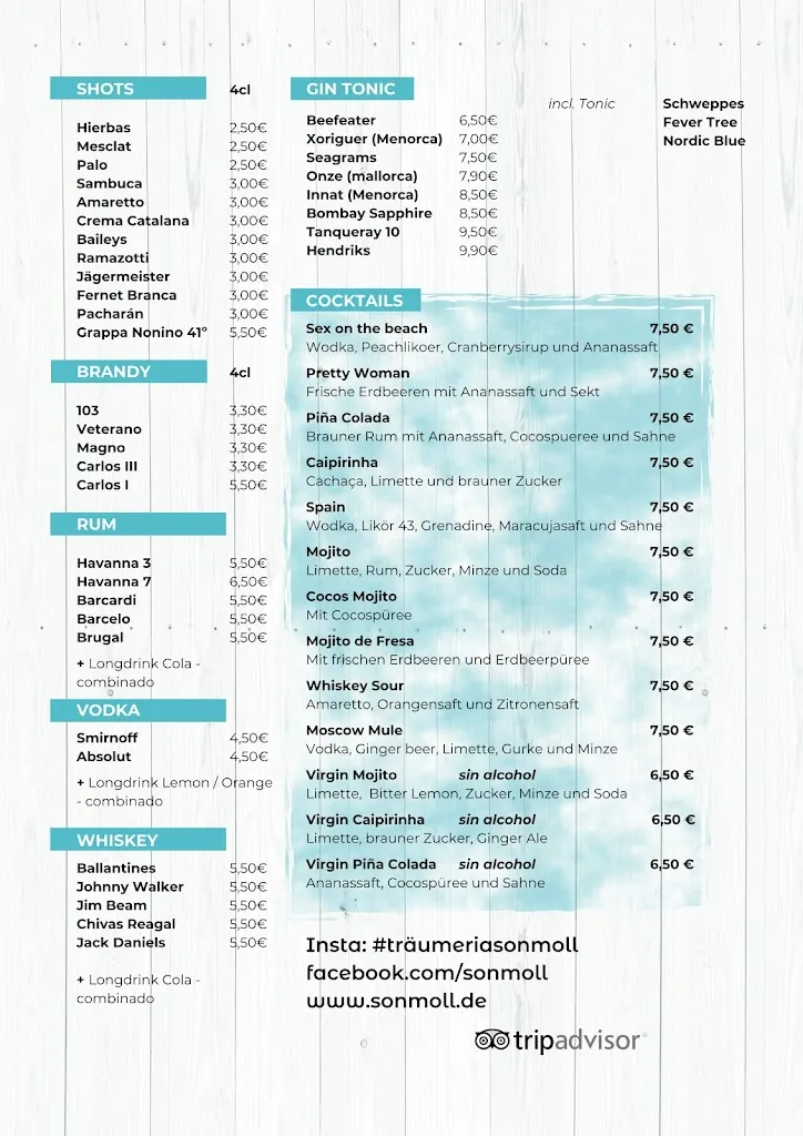 Menu_Restaurant Cala Ratjada – Träumeria Son Moll_Capdepera_image_2