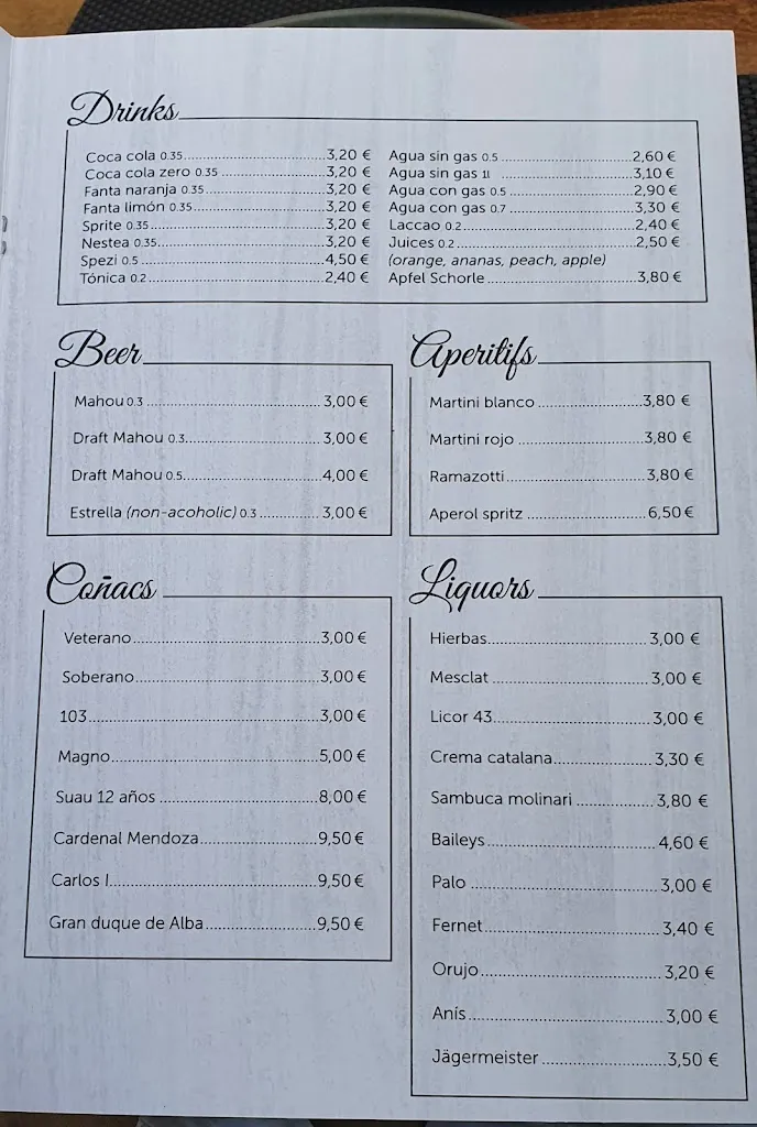 Menu_Restaurant Los Arcos_Capdepera_image_1