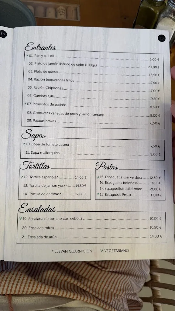 Menu_Restaurant Los Arcos_Capdepera_image_2