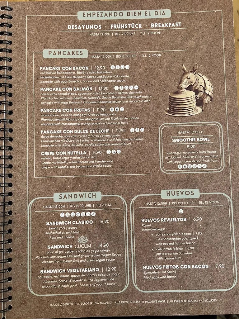 Menu_Cucum Beach House_Capdepera_image_1