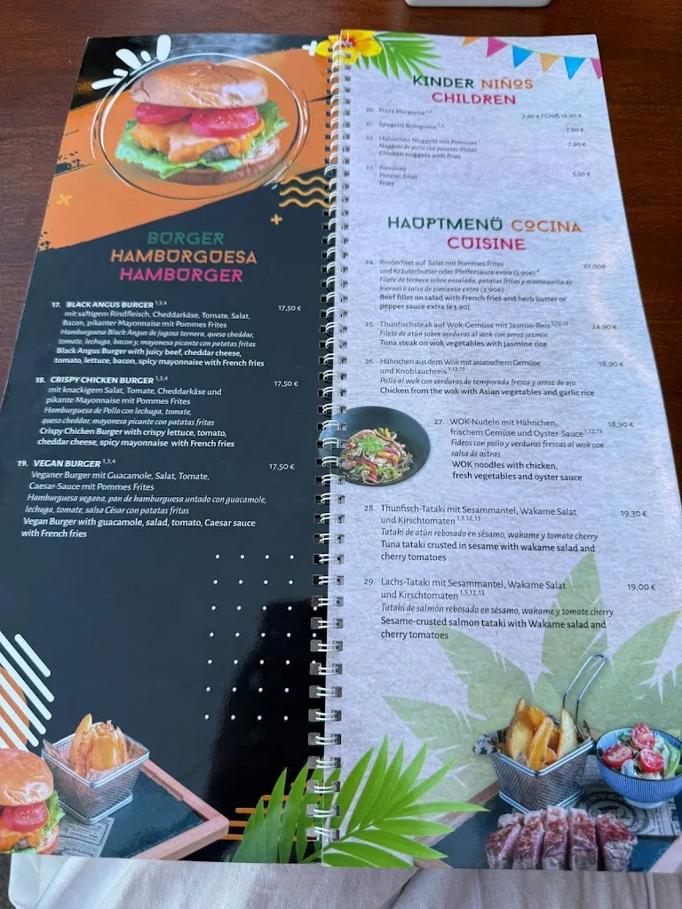 Menu_Tiki Beach Mallorca_Capdepera_image_1