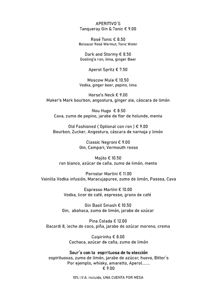 Menu_Nou Bodeguita La Bodeguita_Capdepera_image_2