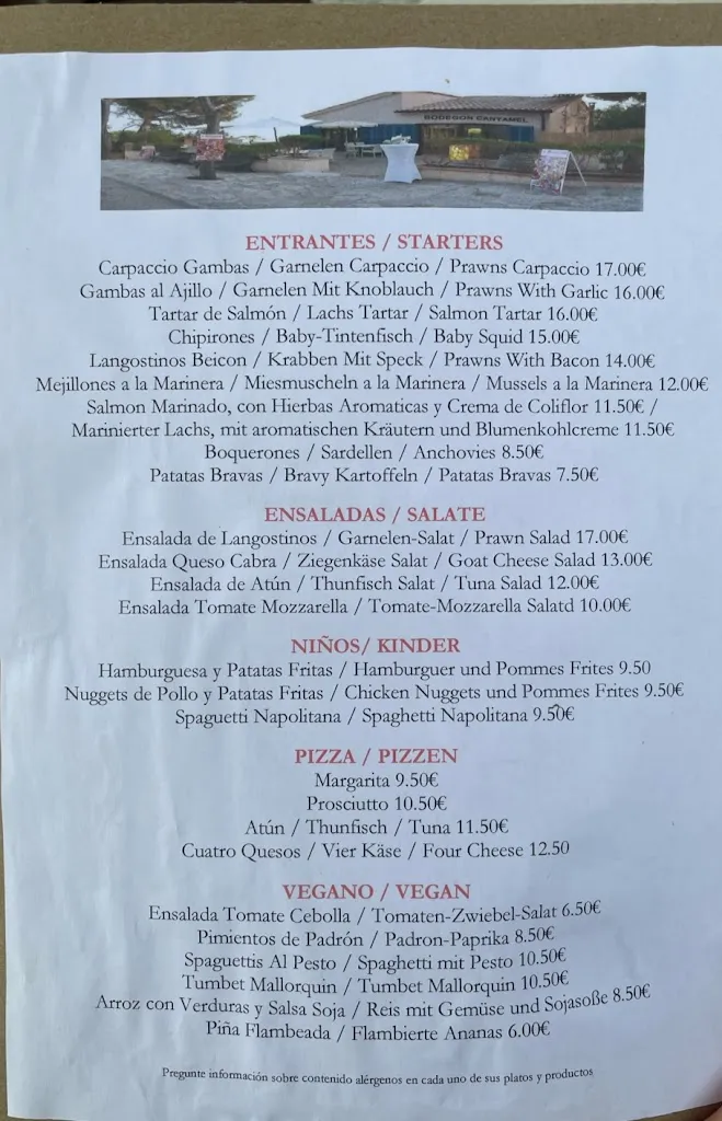 Menu_Bodegon Canyamel_Capdepera_image_1