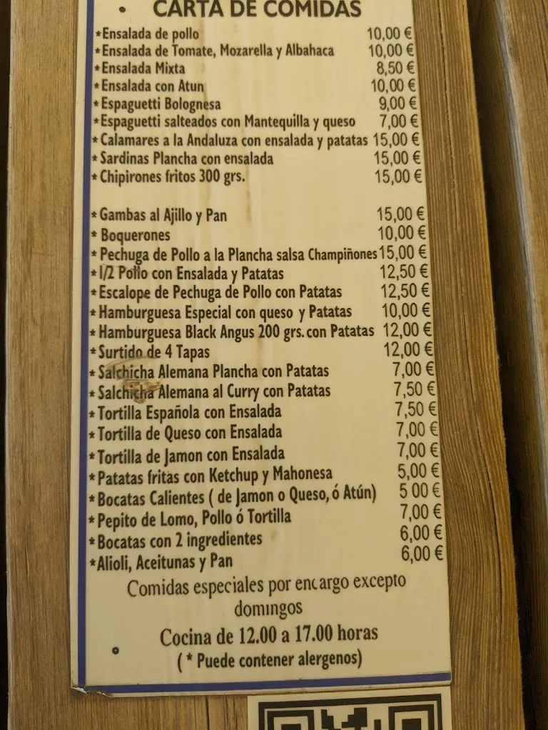 Menu_Bar-Restaurante Paraiso de Barbassa - Beach Club_Capdepera_image_4