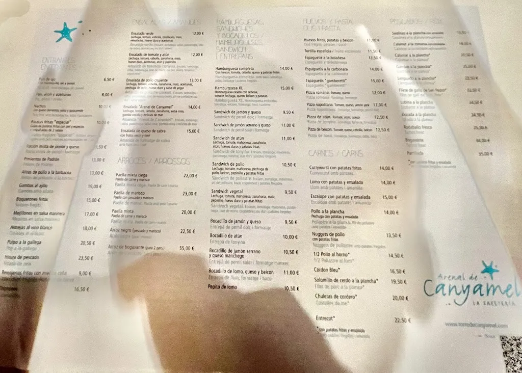 Menu_Arenal de Canyamel_Capdepera_image_2