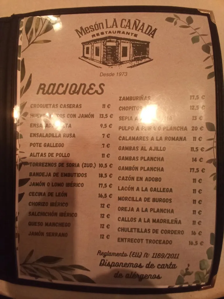 Menu_La Cañada_Cañada_image_3