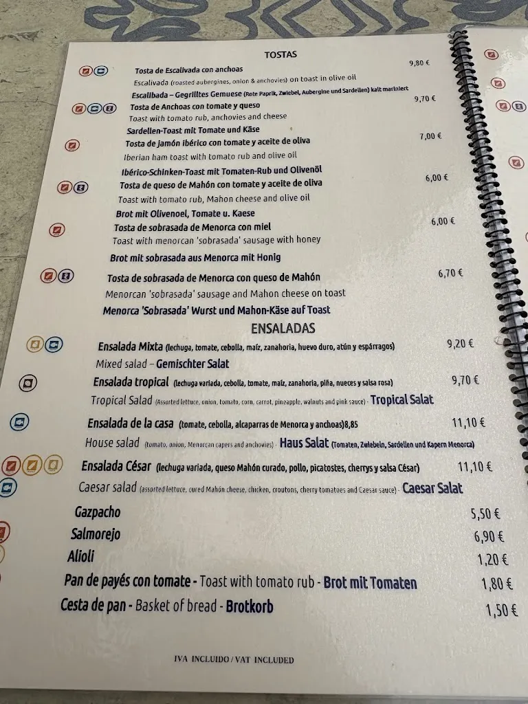 Menu_Café Bar Camacho_Castell Es_image_1