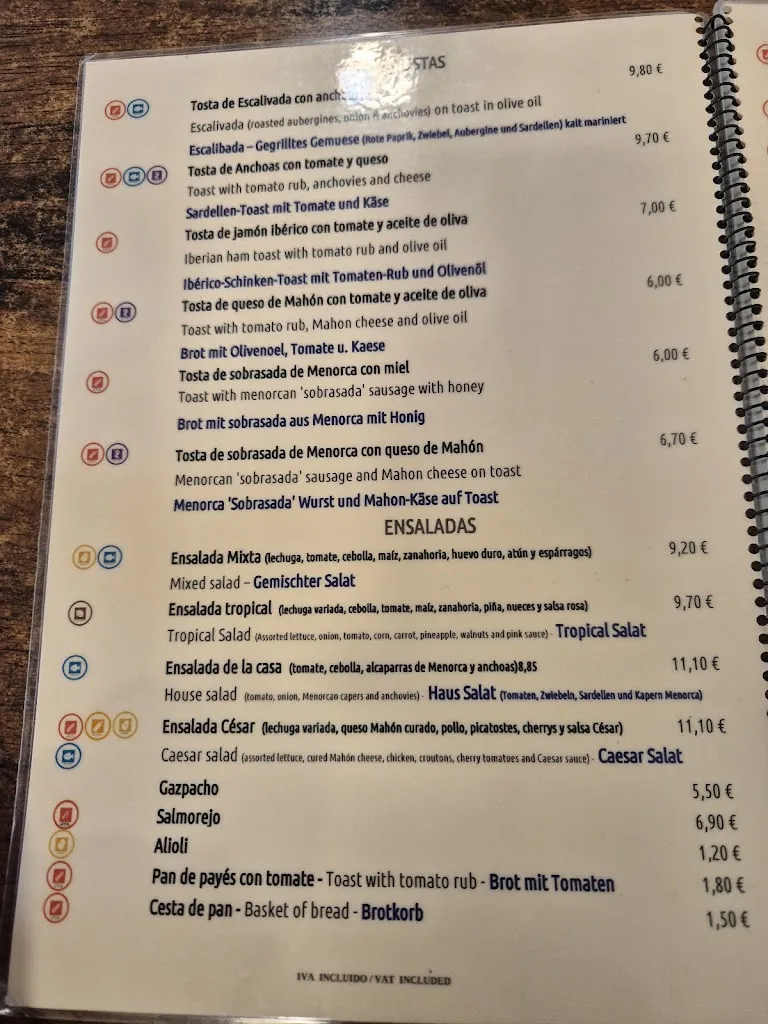 Menu_Café Bar Camacho_Castell Es_image_4