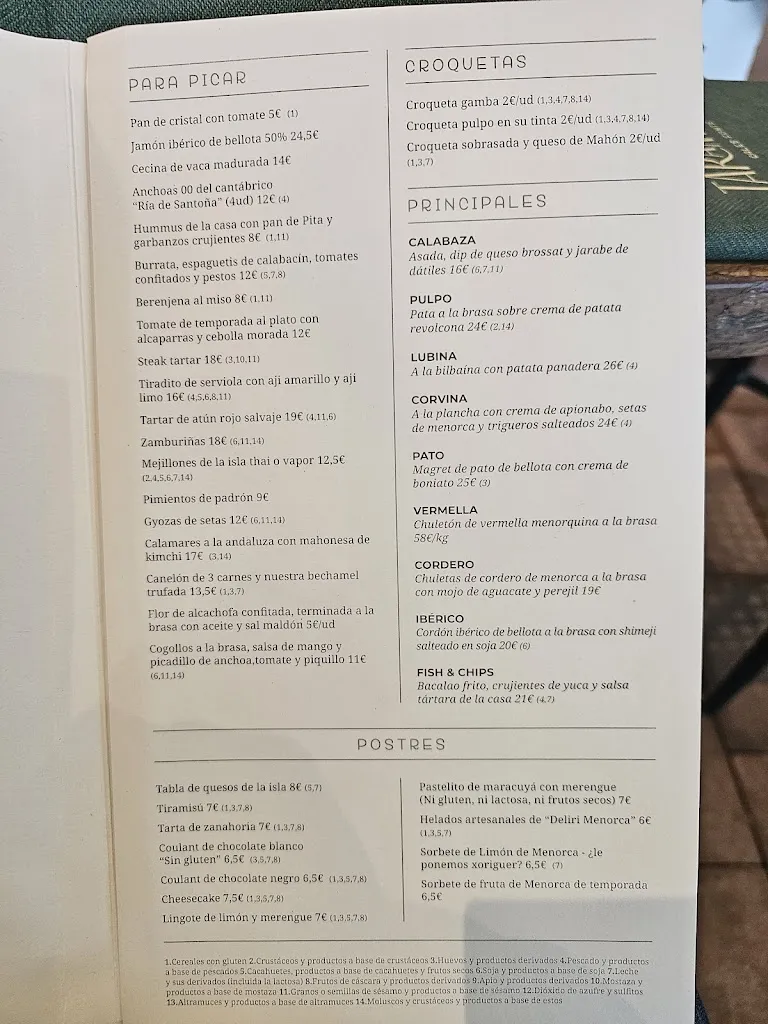 Menu_Tarambana Cales Fonts | Restaurante en Menorca_Castell Es_image_4