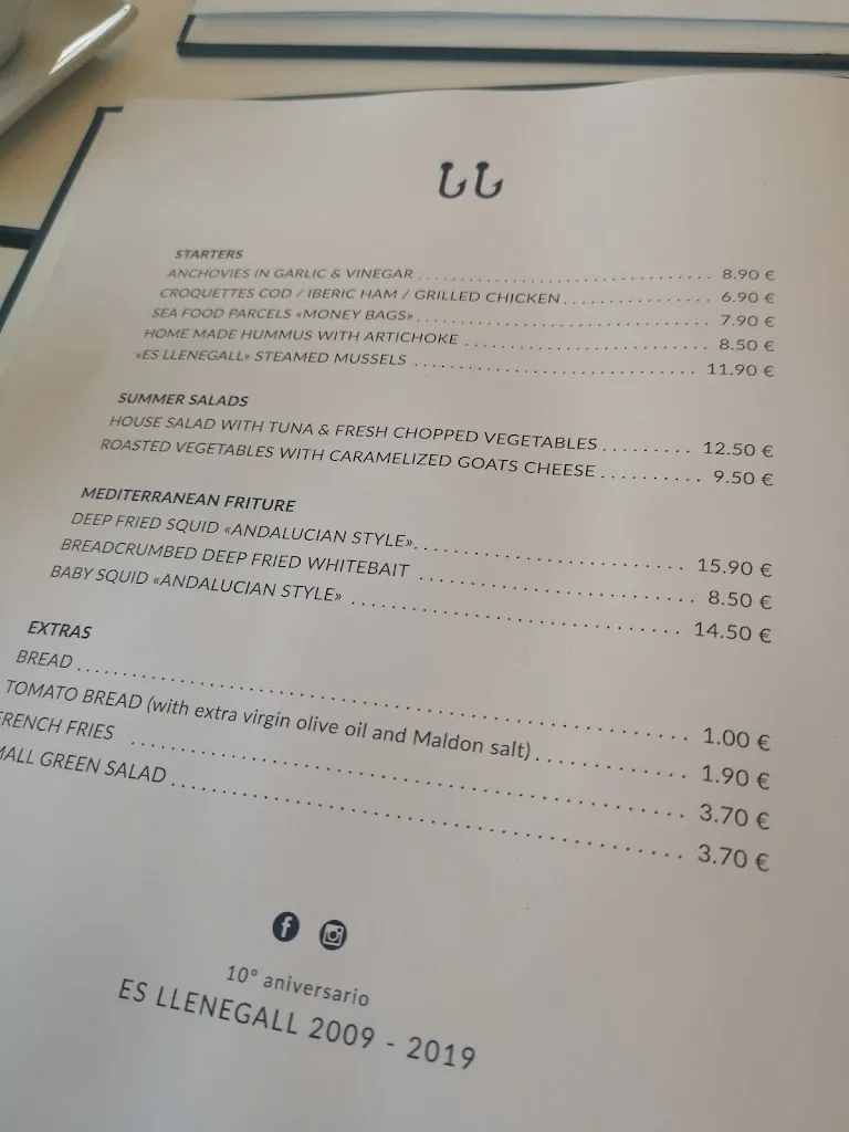 Menu_Restaurant Es Llenegall_Castell Es_image_4
