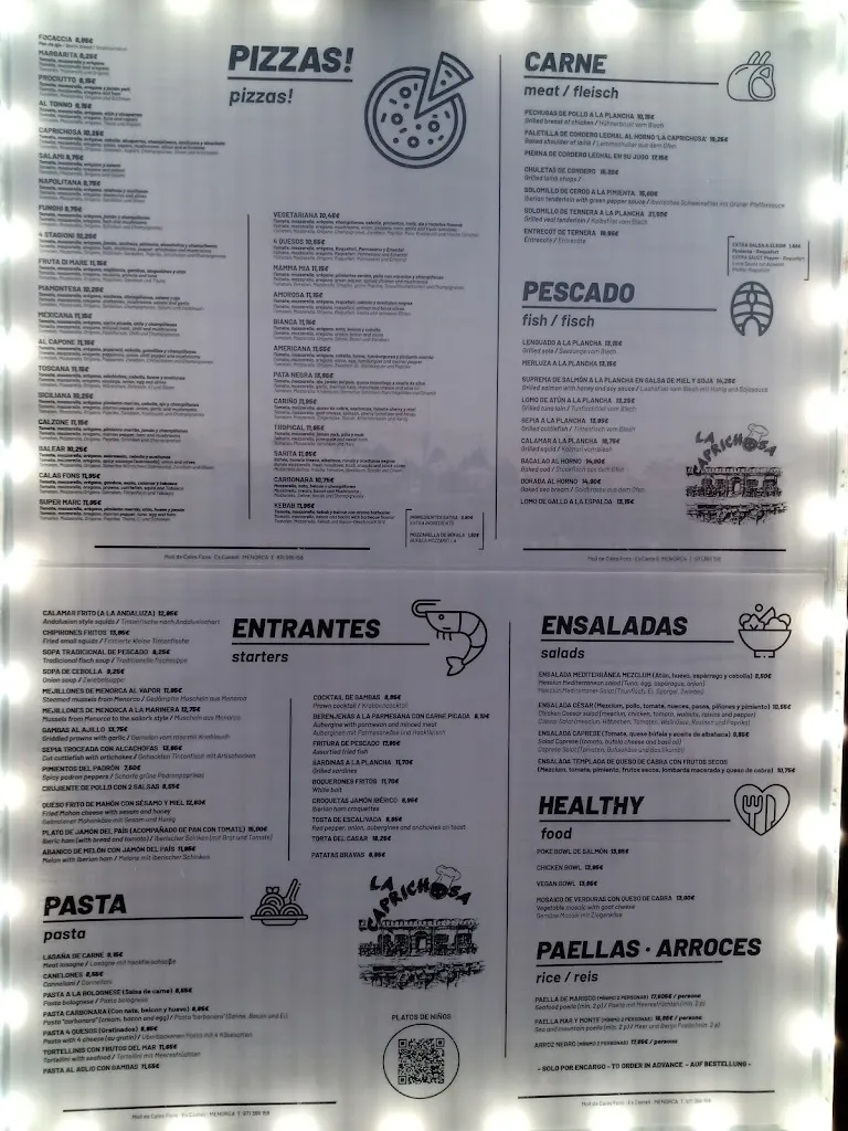 Menu_Caprichosa Pizzaria_Castell Es_image_2