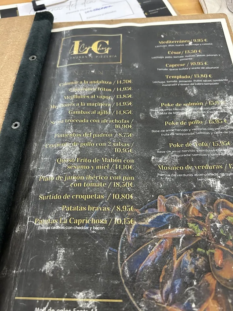 Menu_Caprichosa Pizzaria_Castell Es_image_3