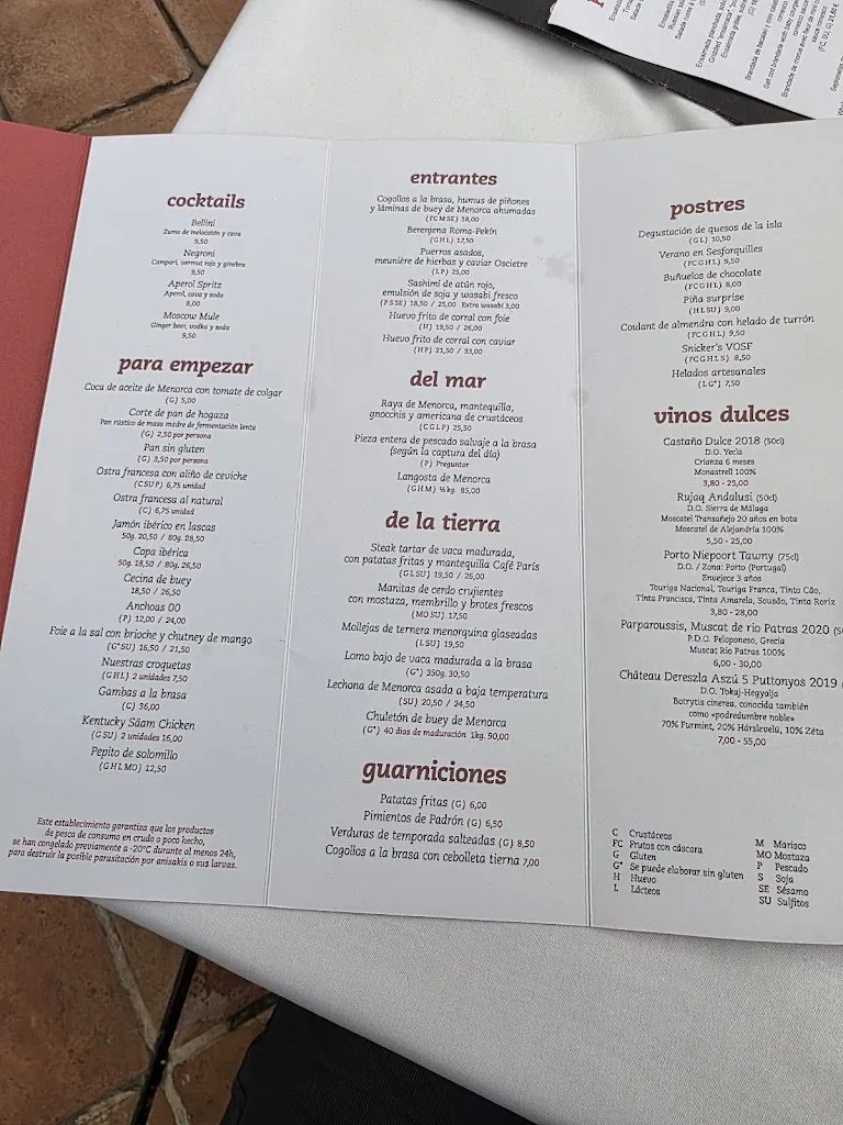 Menu_Restaurant Ses Forquilles_Castell Es_image_2