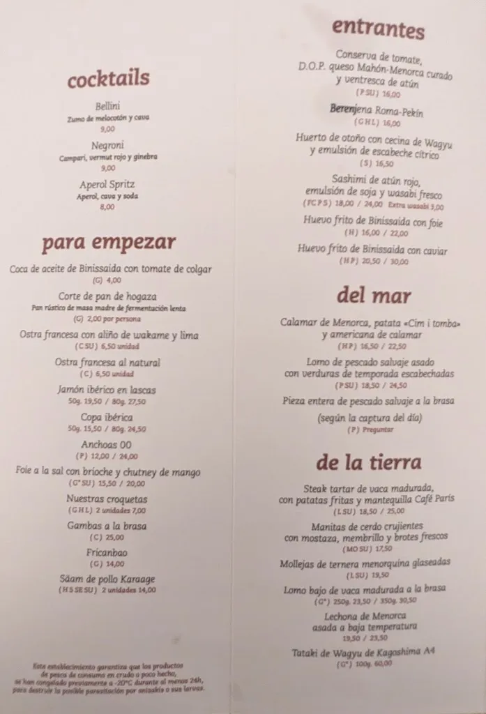 Menu_Restaurant Ses Forquilles_Castell Es_image_3