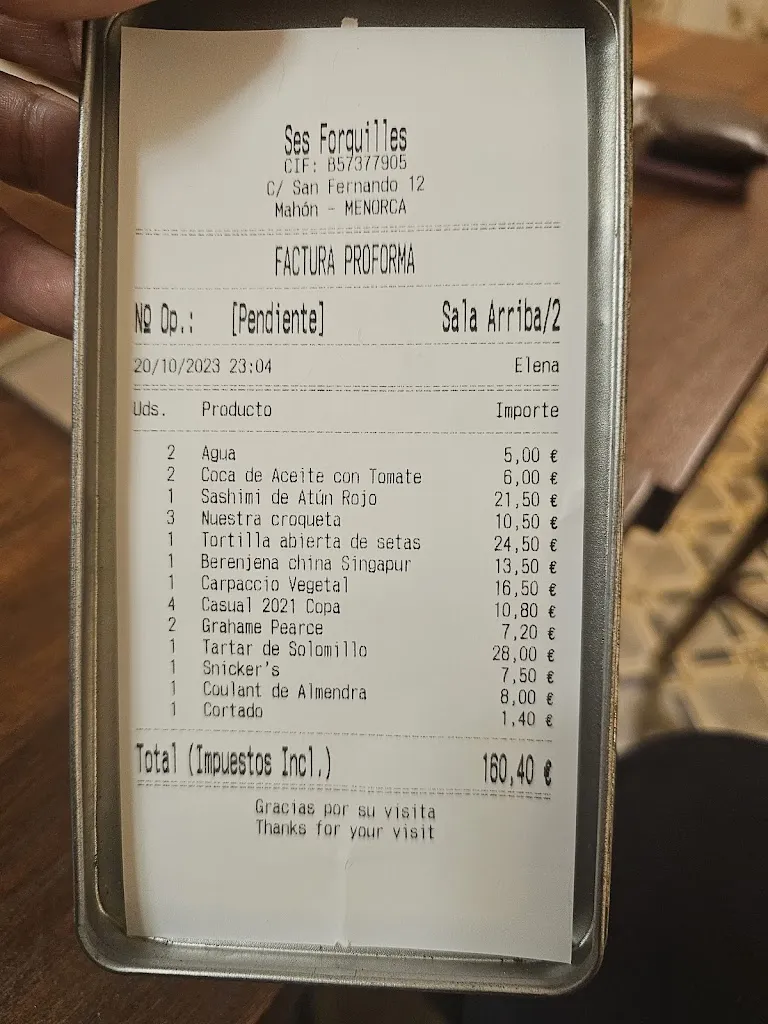 Santi Talo_Restaurant Ses Forquilles_Castell Es_review